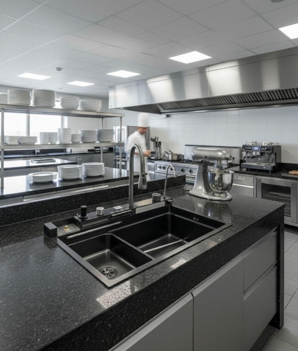 Fregadero Multifuncional Cocina Lavaplatos Elegante Jhn-7