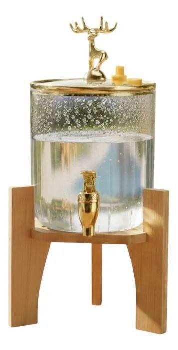 Dispensador Bebidas Grifo Decorativo Soporte Elevado Jhn-2