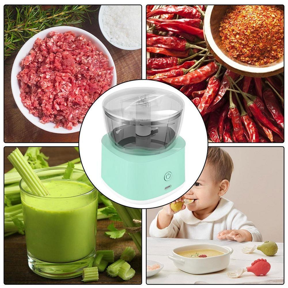 Mini Procesador Alimento Eléctrico Picadora Multiuso Rondos-5
