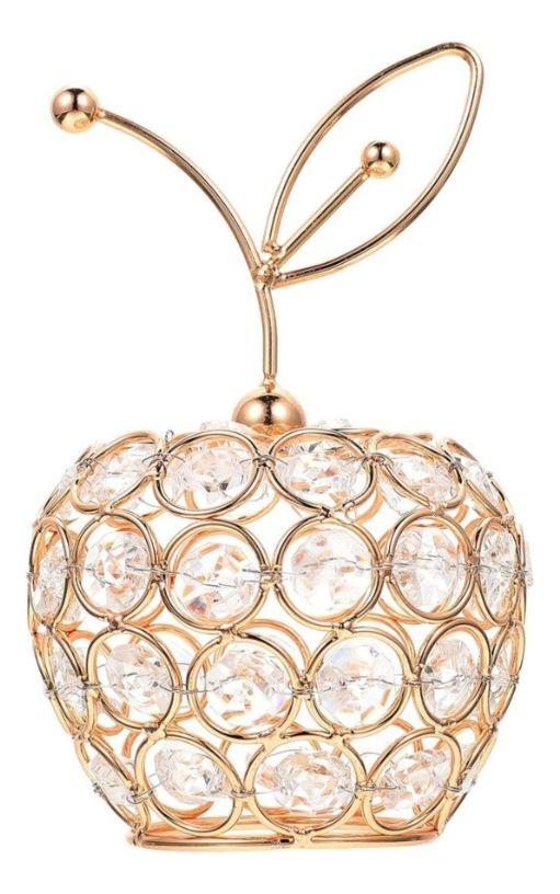 Figura Manzana Decorativa Adorno Elegante Centro Mesa Jhn-0