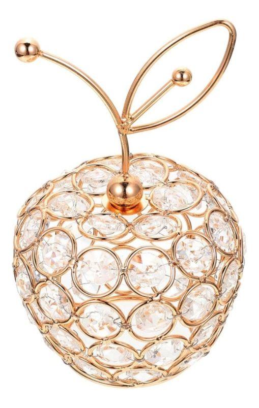 Figura Manzana Decorativa Adorno Elegante Centro Mesa Jhn-1