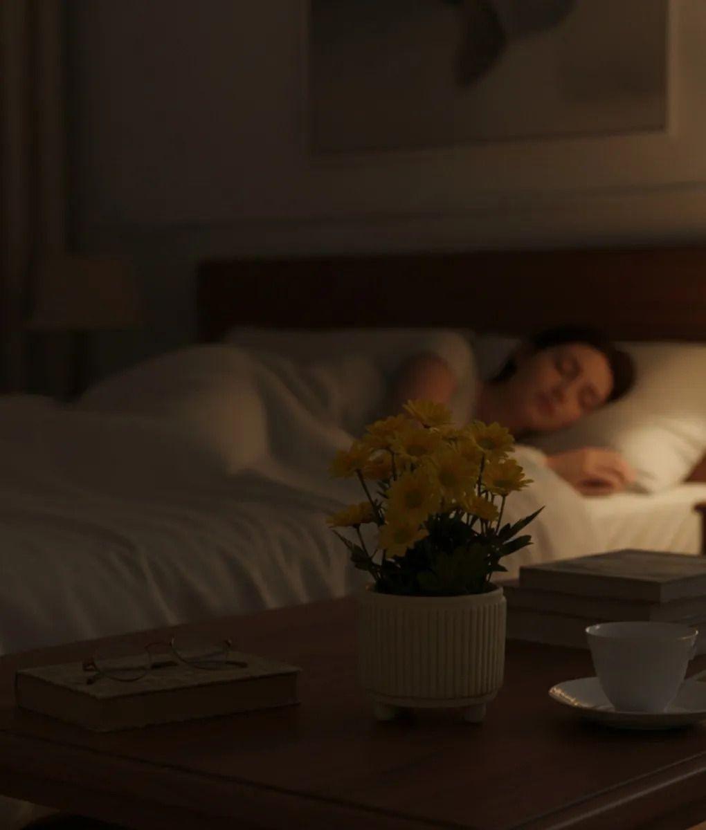 Planta Artificial Decorativa Margaritas Estilo Acanalado Jhn-2