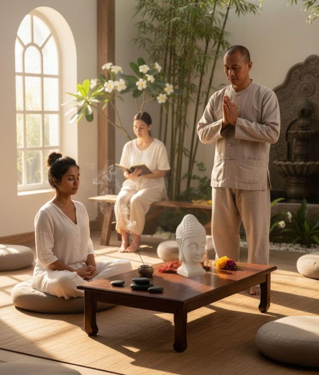 Estatua Adorno Decorativo Cabeza Buda Figura Versátil Jhn-4