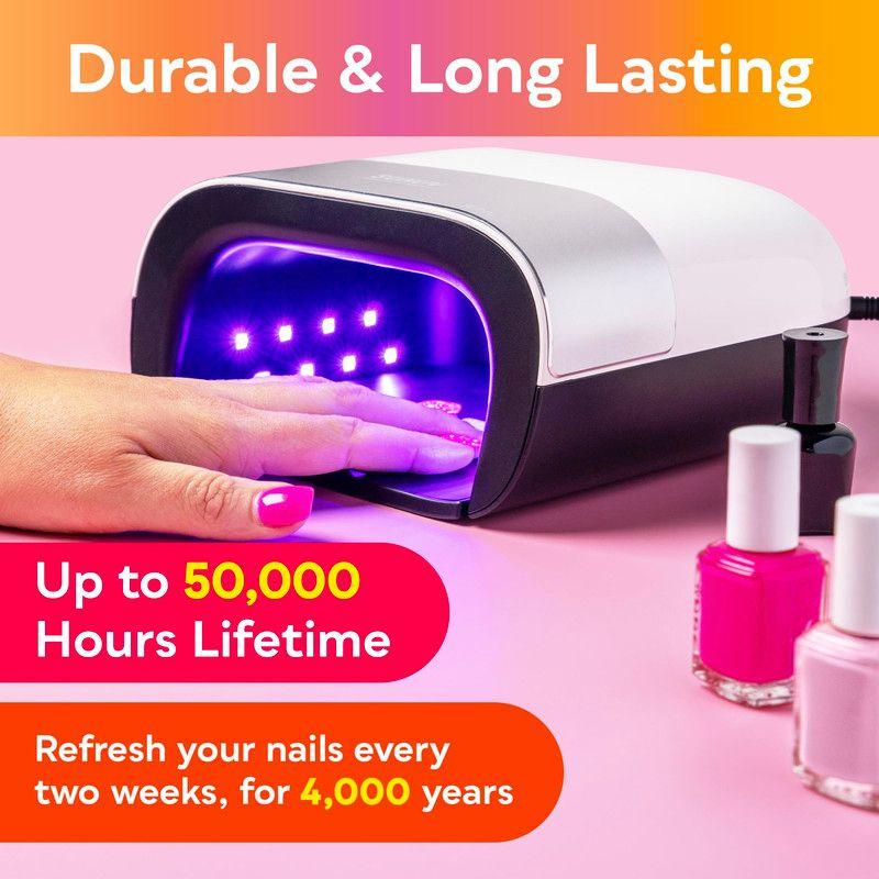 Secador Uñas UV Led Lámpara Automática Temperatura Rondon-2