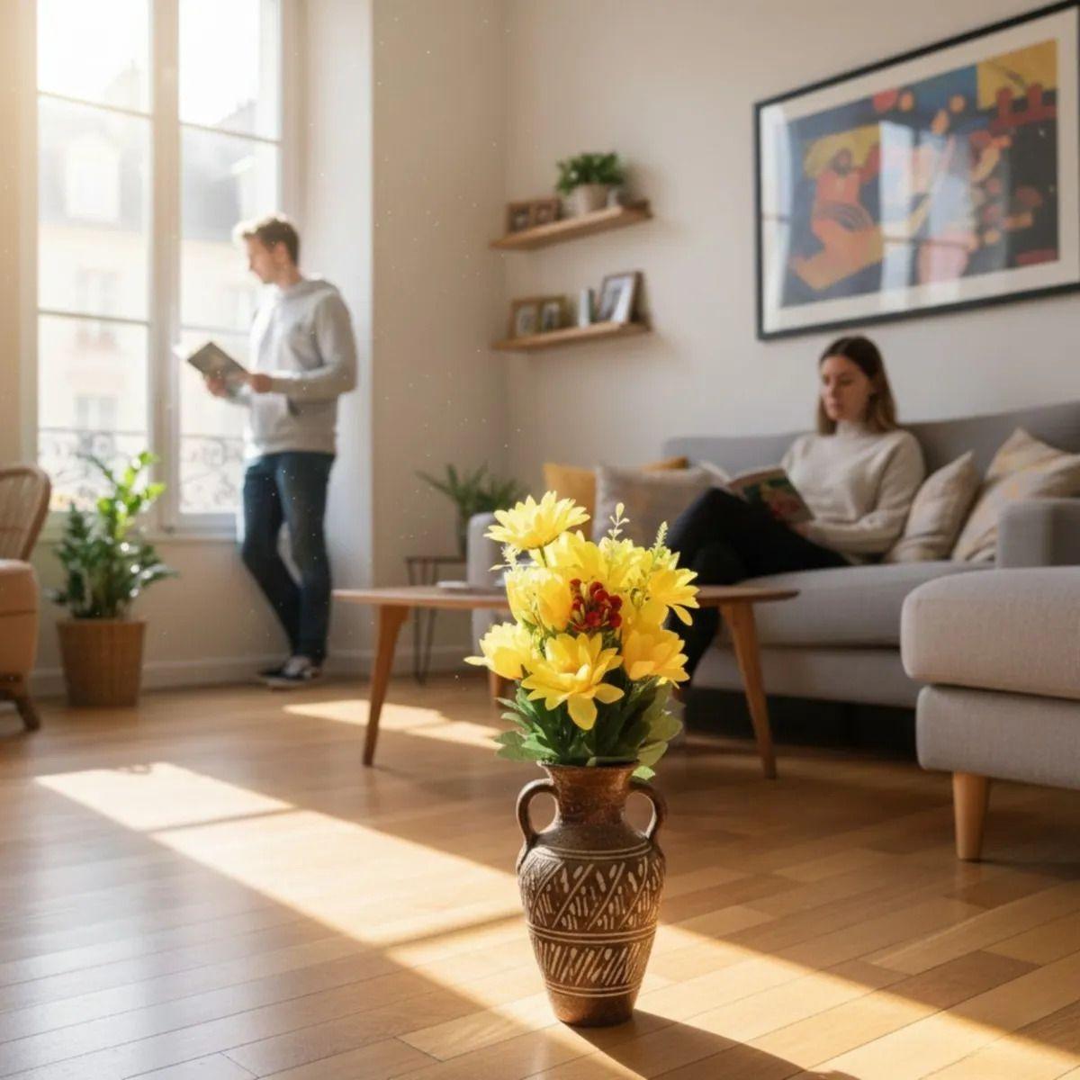 Ramo Floral Artificial Frutos Silvestres Decorativo Jhn-2