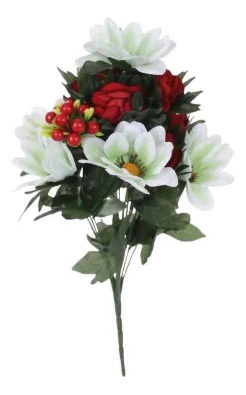 Ramo Floral Artificial Frutos Silvestres Decorativo Jhn-9