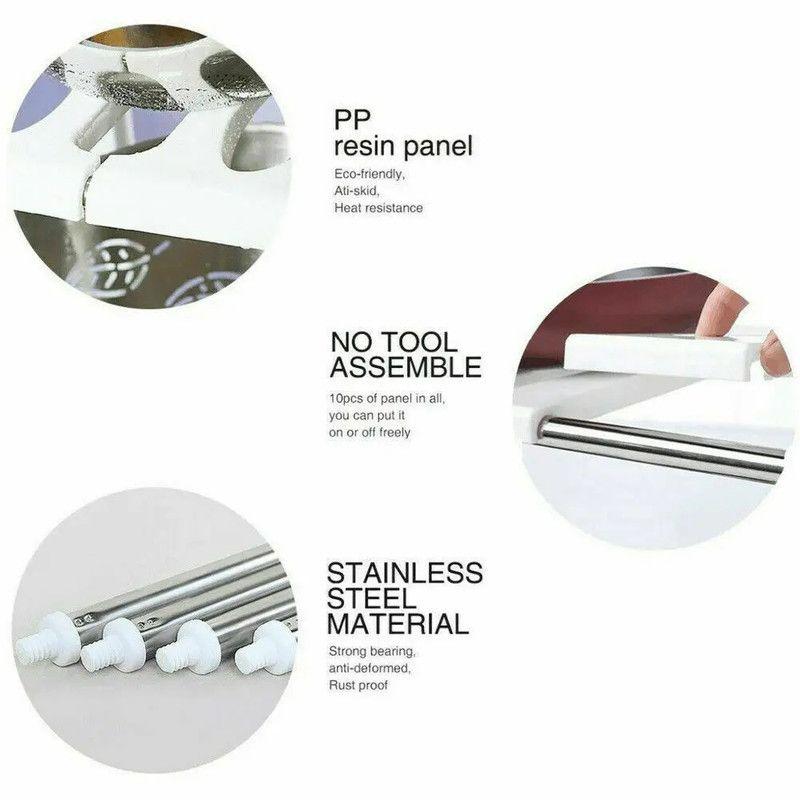 Organizador Almacenamiento Cocina Estante Extensible Rondon-9