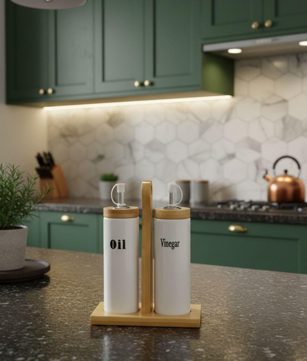 Set 2 Frasco Dispensador Aceite Vinagre Funcional Cocina Jhn-6