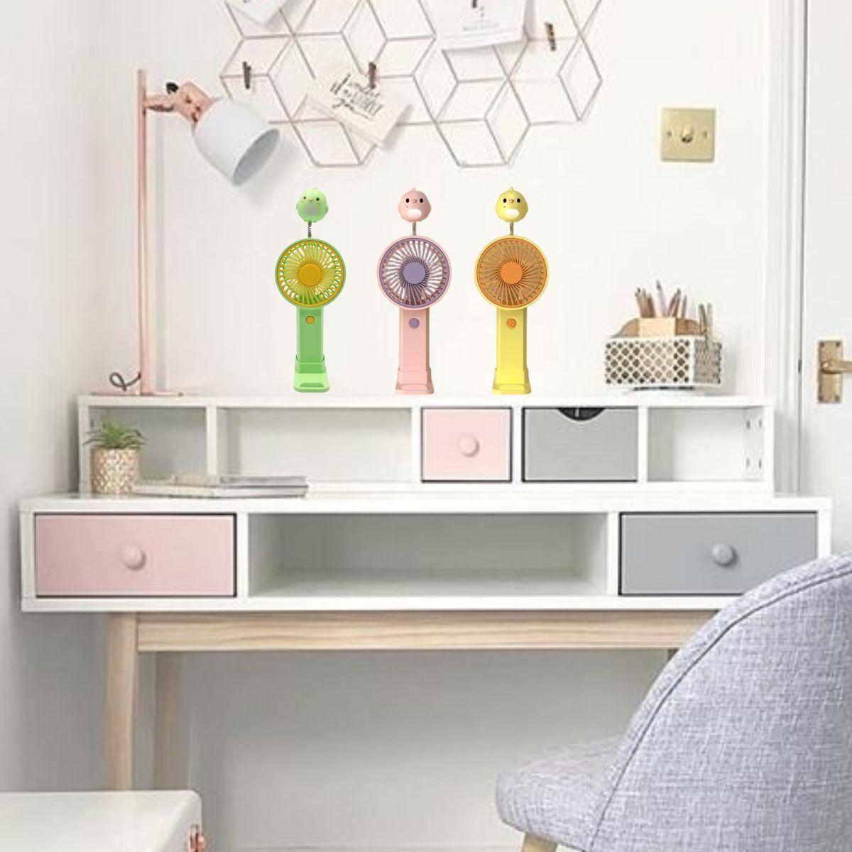 Mini Ventilador Recargable Portátil Mano Compacto Lau-7