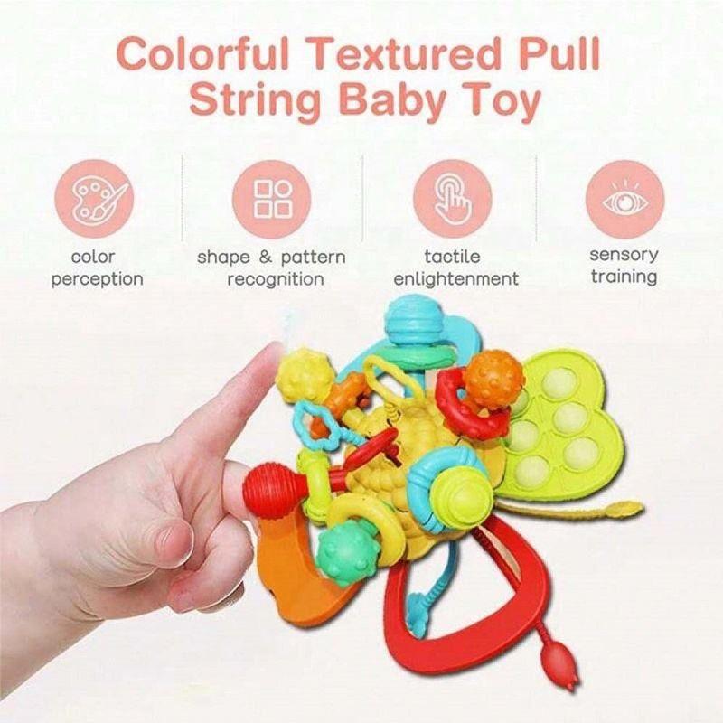 Juguete Sensorial Reconocimiento Color Viaje Niños Lau-8