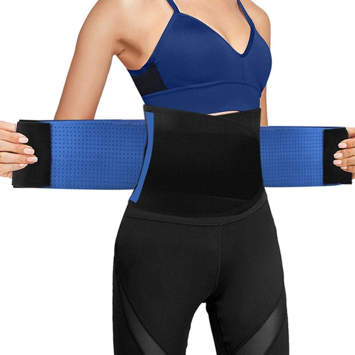 SET 2 FAJAS MOLDEADORA REDUCTOR CINTURA HOMBRES MUJERES LAU-3