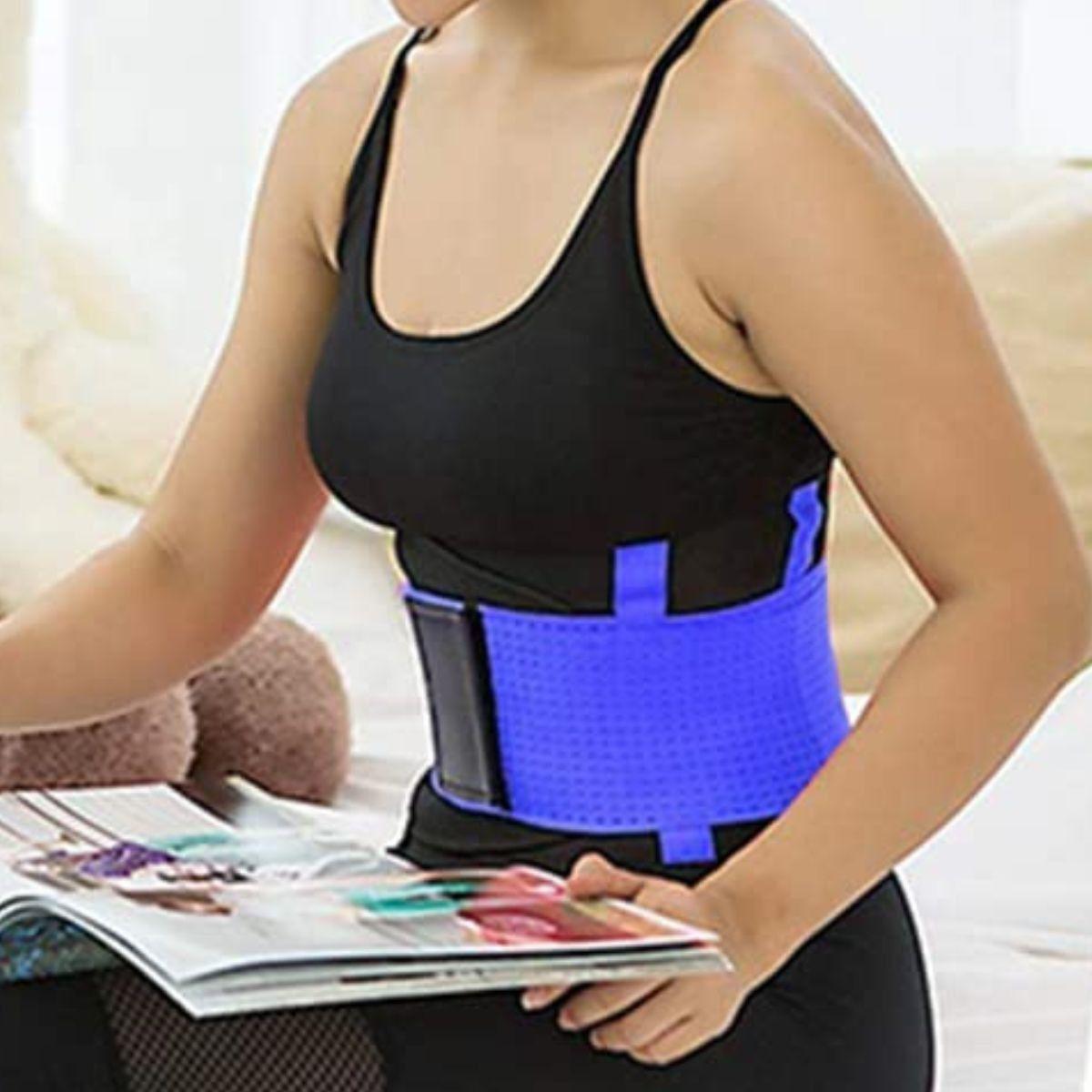 SET 2 FAJAS MOLDEADORA REDUCTOR CINTURA HOMBRES MUJERES LAU-6