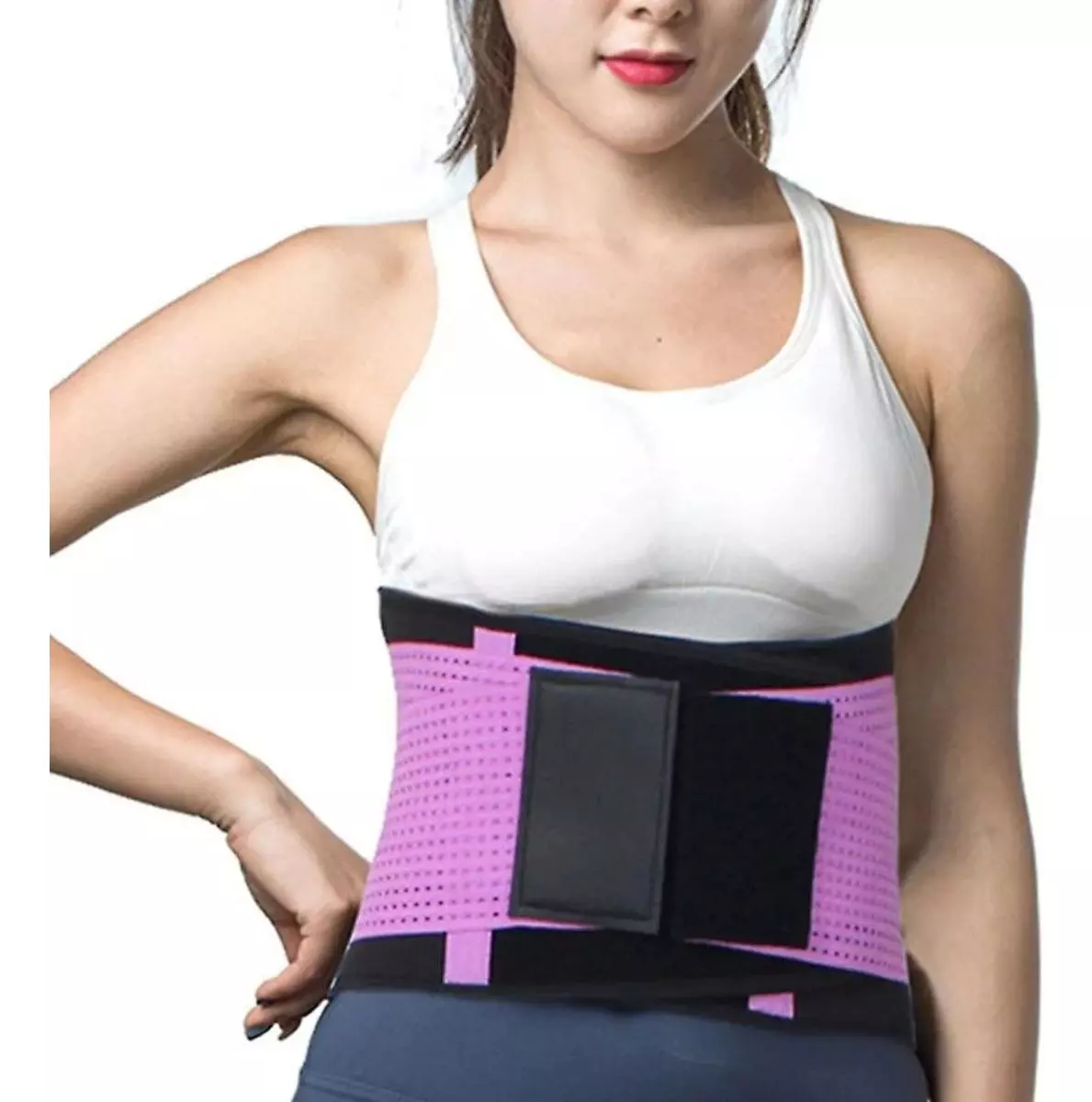 SET 2 FAJAS MOLDEADORA REDUCTOR CINTURA HOMBRES MUJERES LAU-8