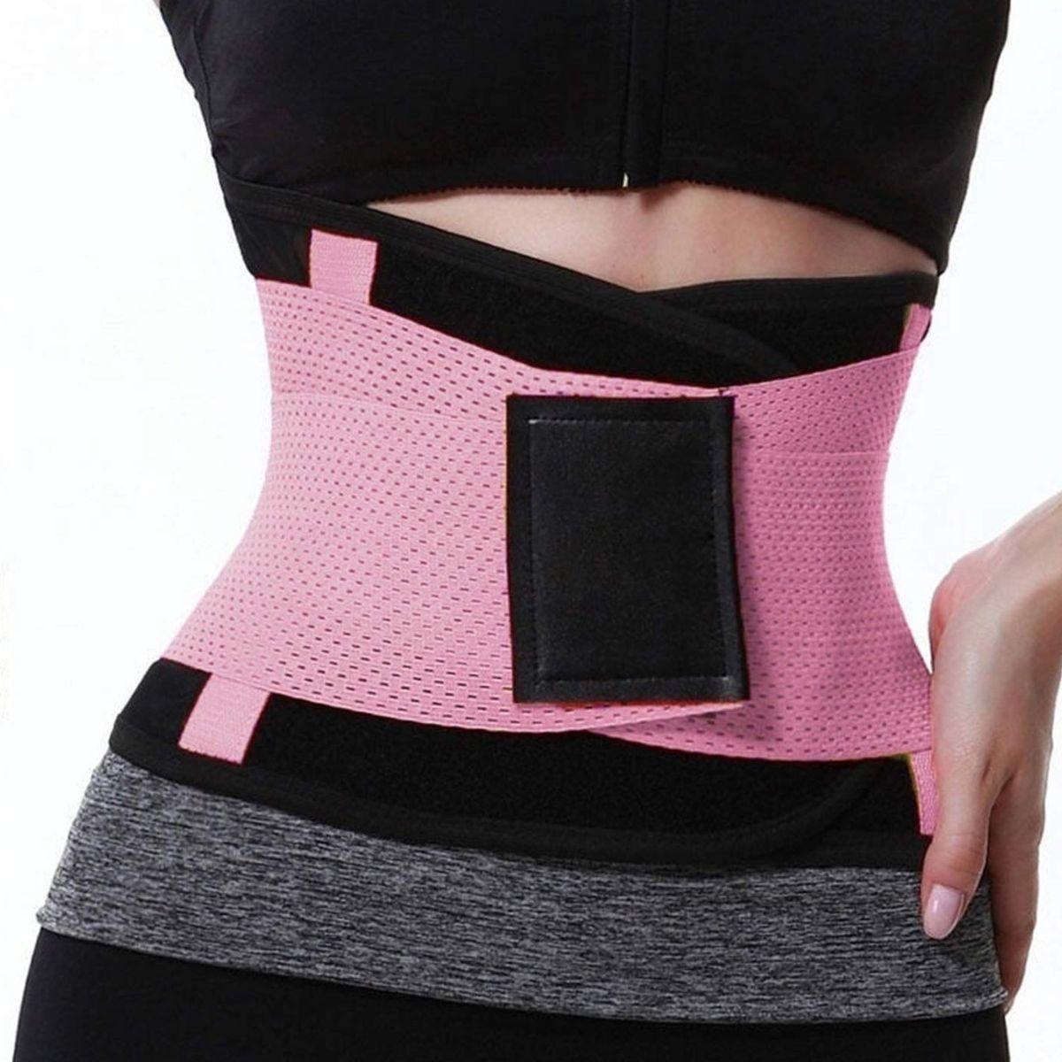 SET 2 FAJAS MOLDEADORA REDUCTOR CINTURA HOMBRES MUJERES LAU-9