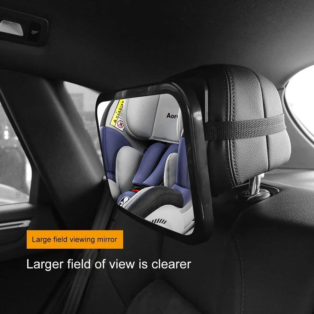 Espejo Retrovisor Bebé Coche Rotación 360 Ajustable Rondon-5