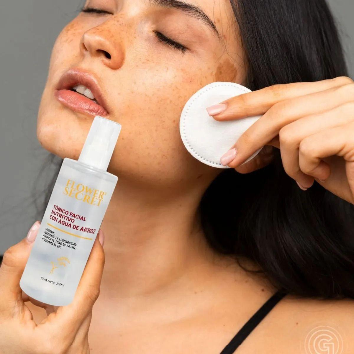 Set 2 Tonicos Facial Nutritivo Agua de Arroz Tonifica Lau-8