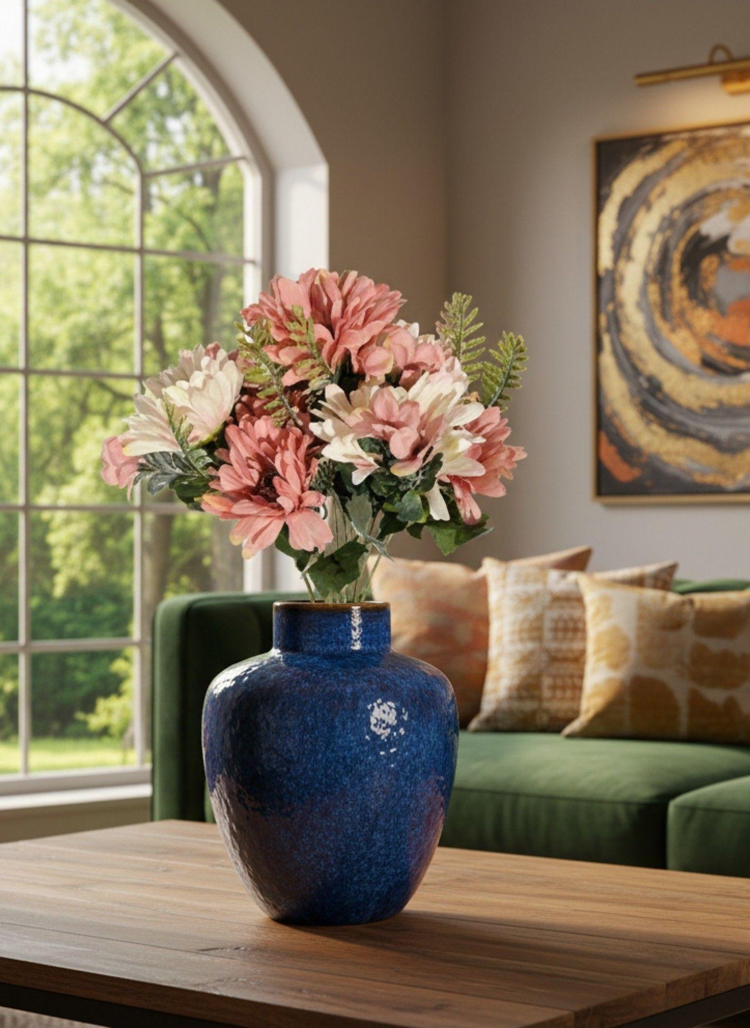 Set 2 Ramo Flores Artificiales Margaritas Girasoles Jhn-6