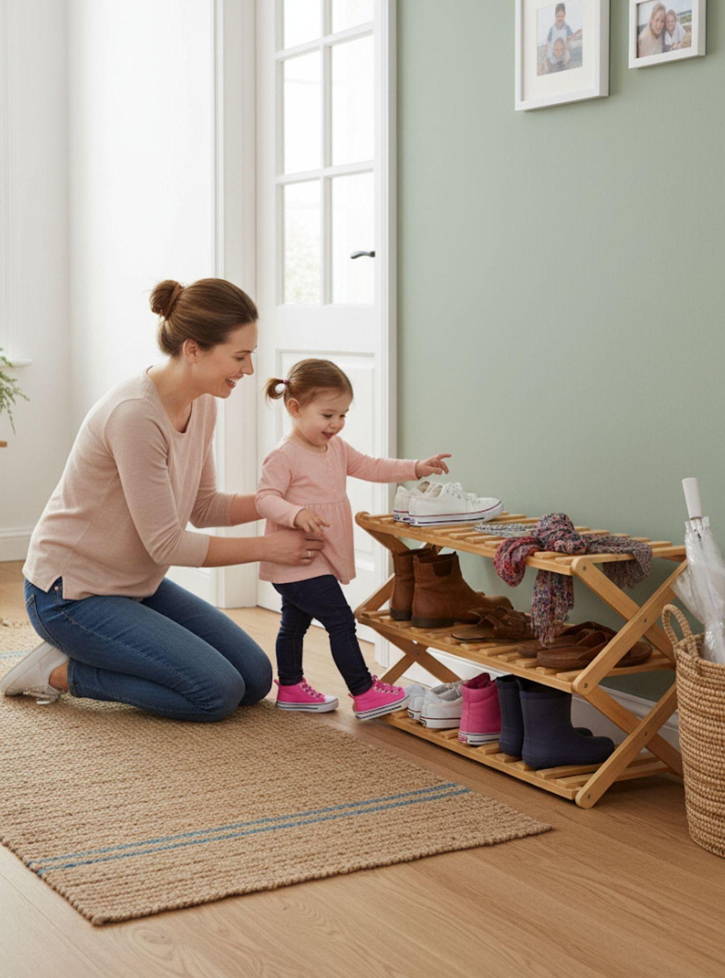 Zapatero Estante Organizador Elegante Multifuncional Jhn-3