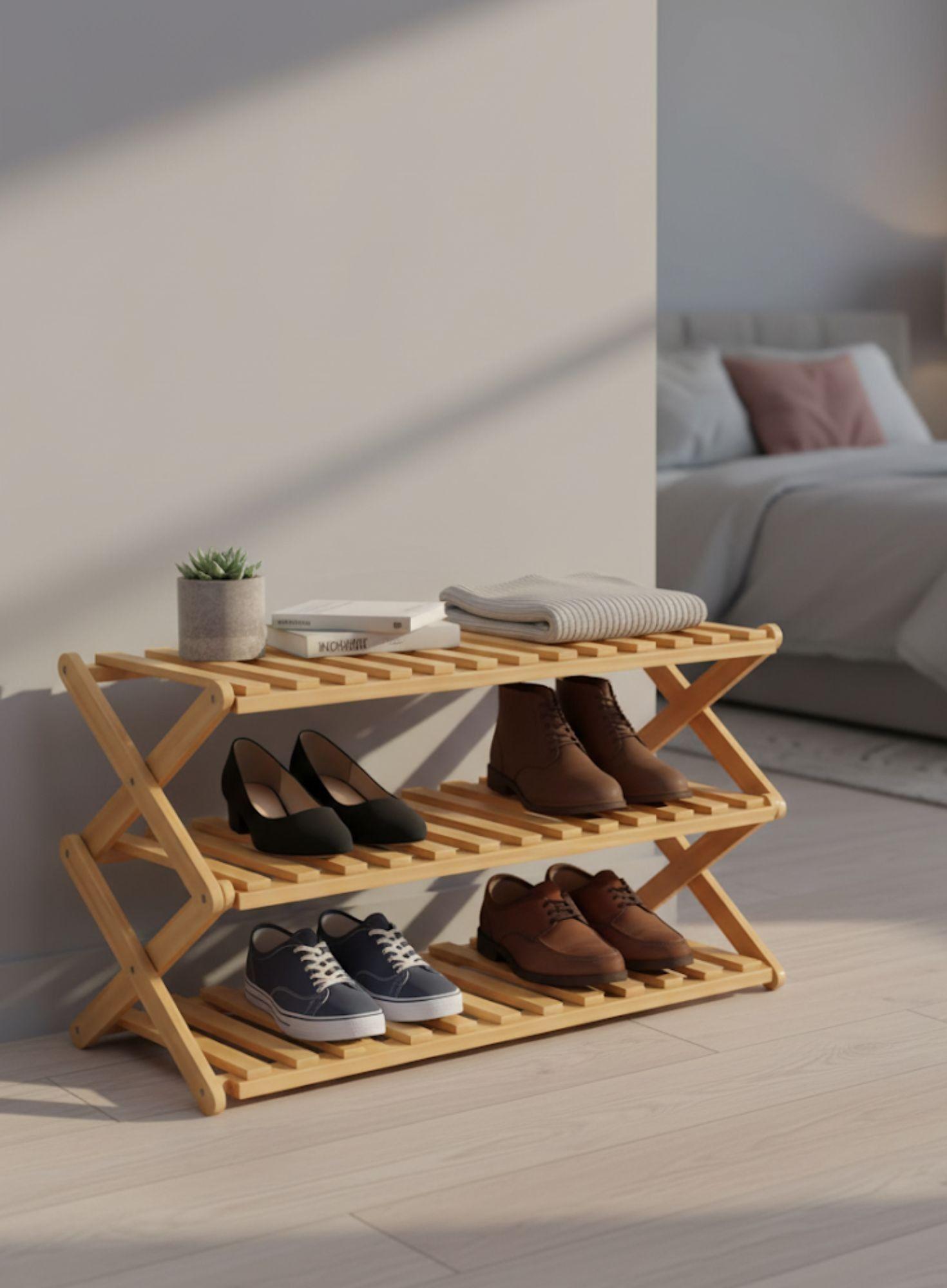 Zapatero Estante Organizador Elegante Multifuncional Jhn-4