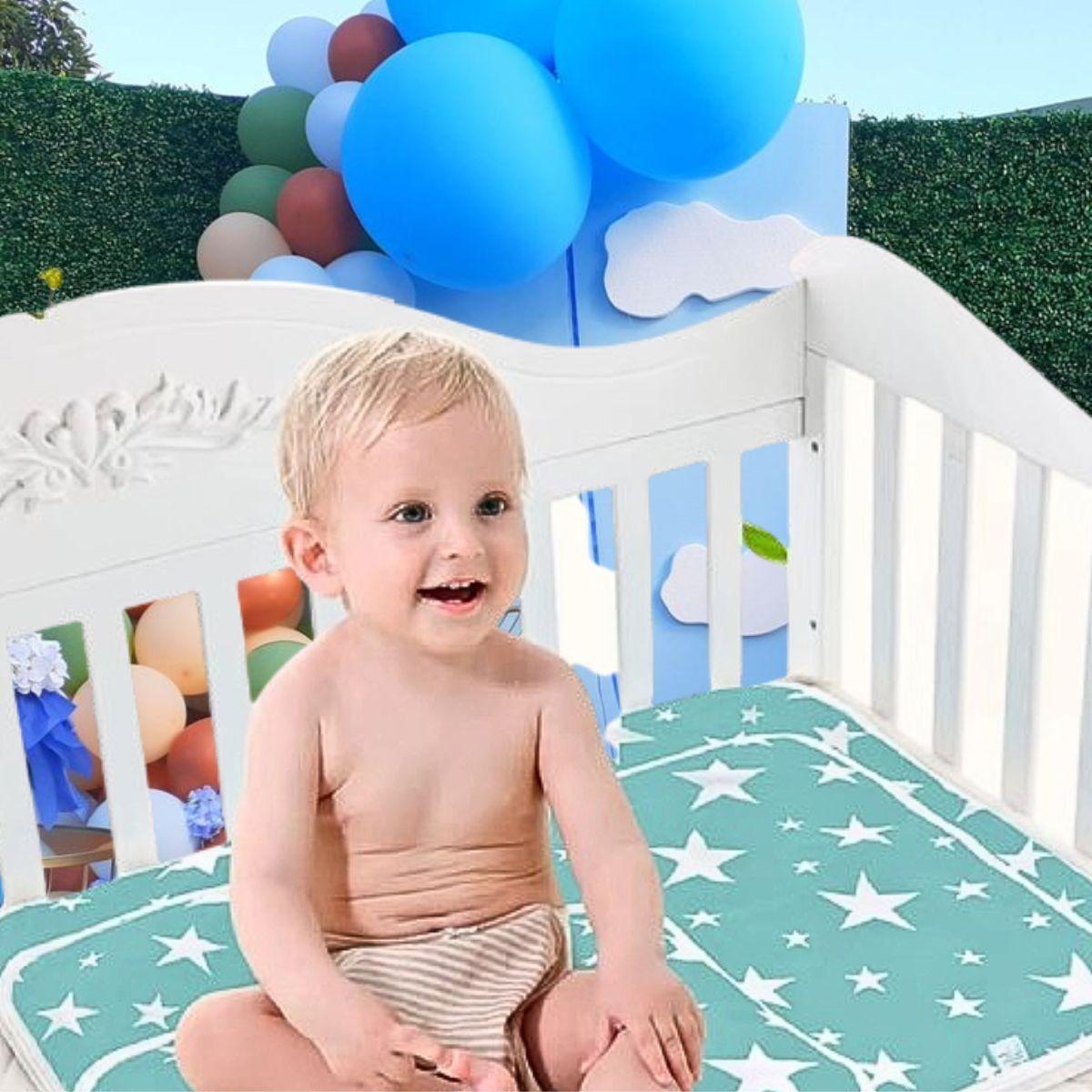 Mudador Portátil Impermeable Reutilizable Protector Bebe Lau-8