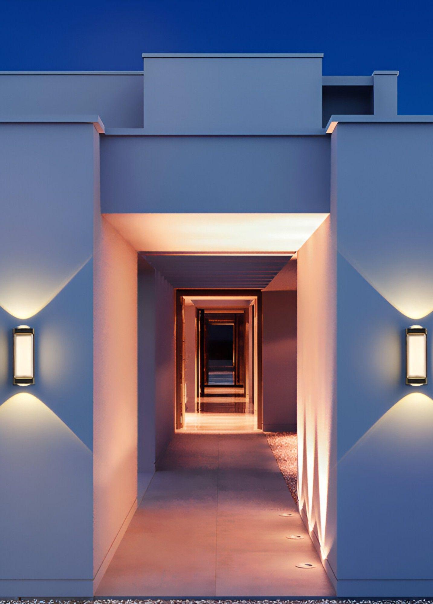 Aplique Decorativo Pared LED Lámpara Negro Moderno Jhn-7