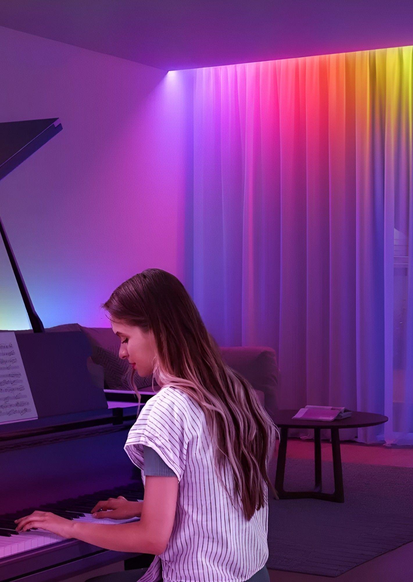 Cinta De Luces LED RGB Iluminación Decorativa 24V 10m Jhn-3