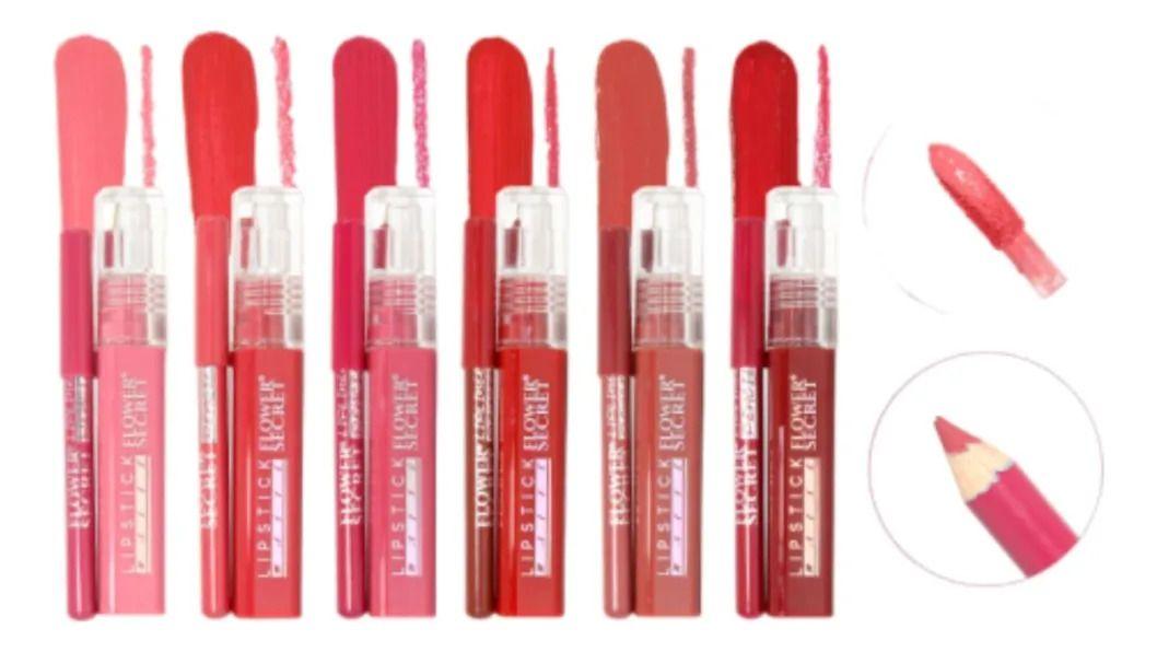 Paq 24 Delineadores Labiales Líquido Efecto Volumen ALJ-0