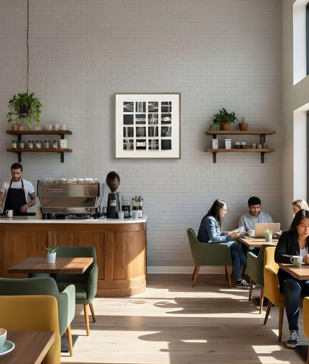 Cuadro Decorativo Abstracto Cuerdas Adorno Arte Pared Jhn-4