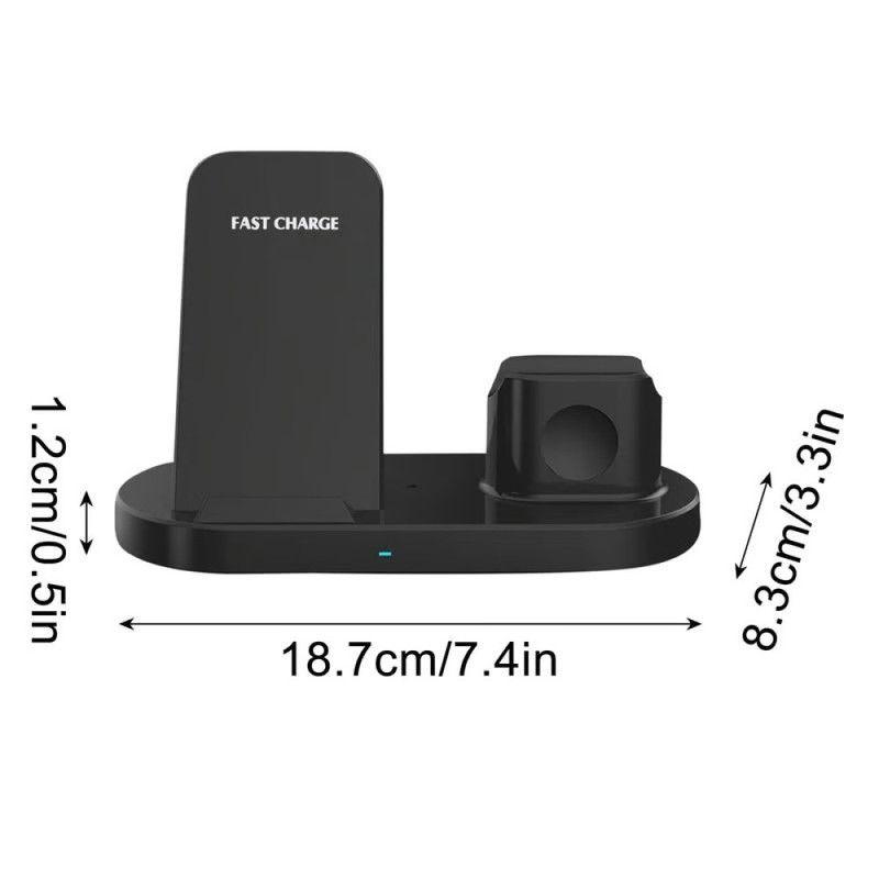 Cargador Portatil Inalambrico 3 en 1 Movil Telefono  Lau-5