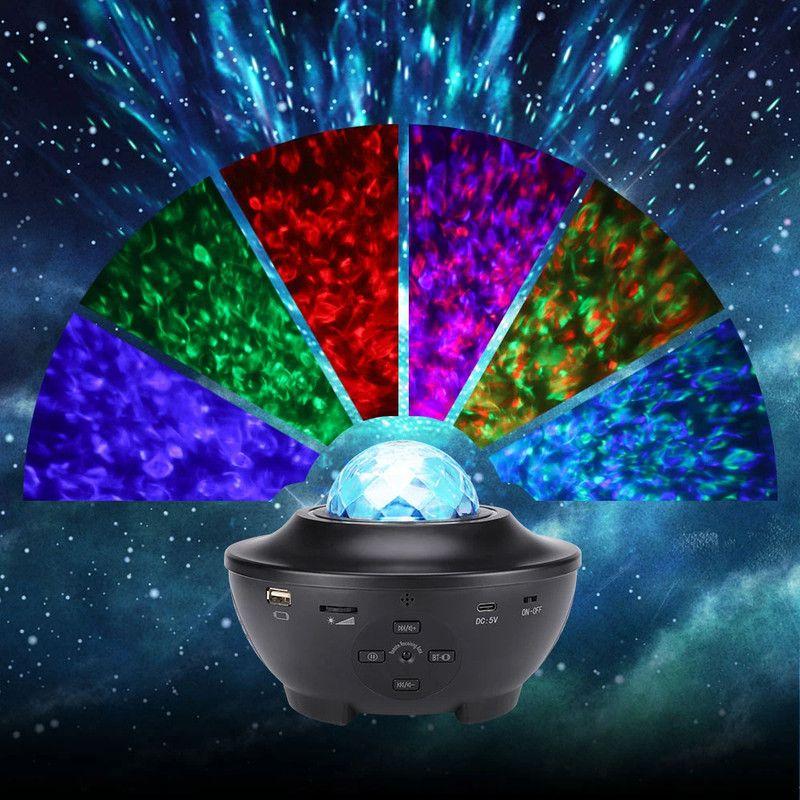 Lampara Led Mesa Galaxia Estrellas Luz Nocturna Rondon-3