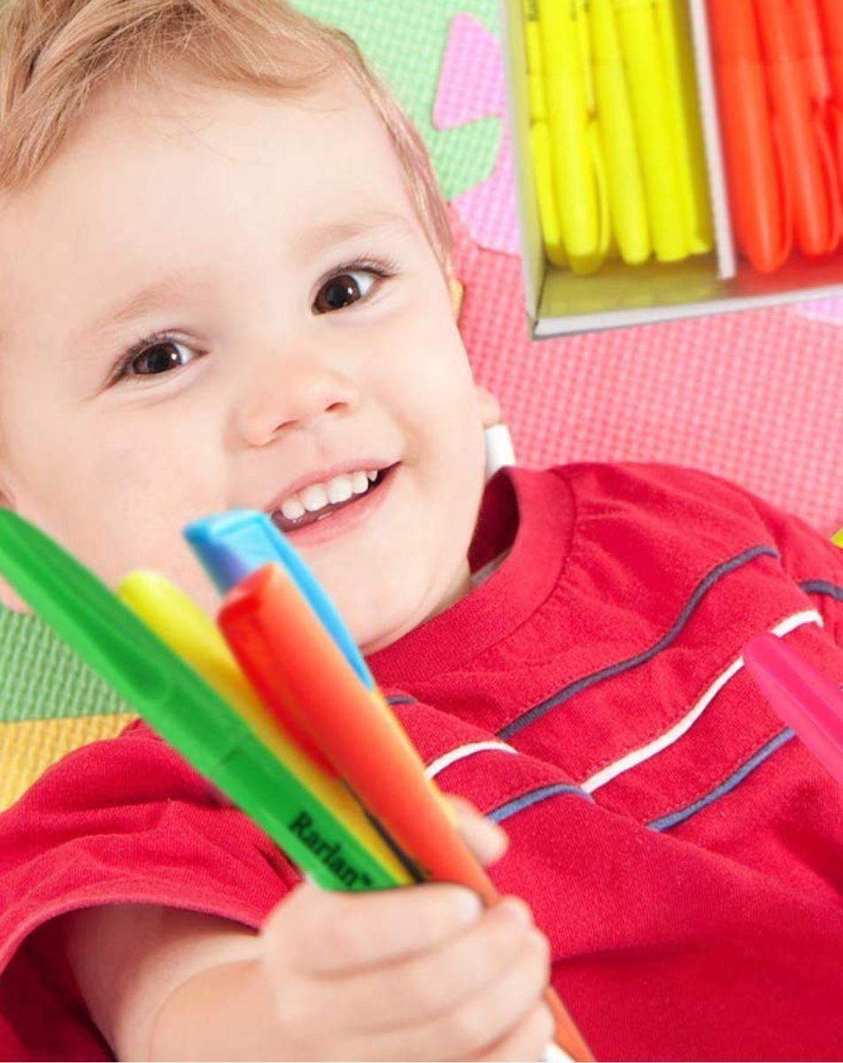 Set 4 Marcador Resaltador Fino Punta Redonda Precisión Jhn-2