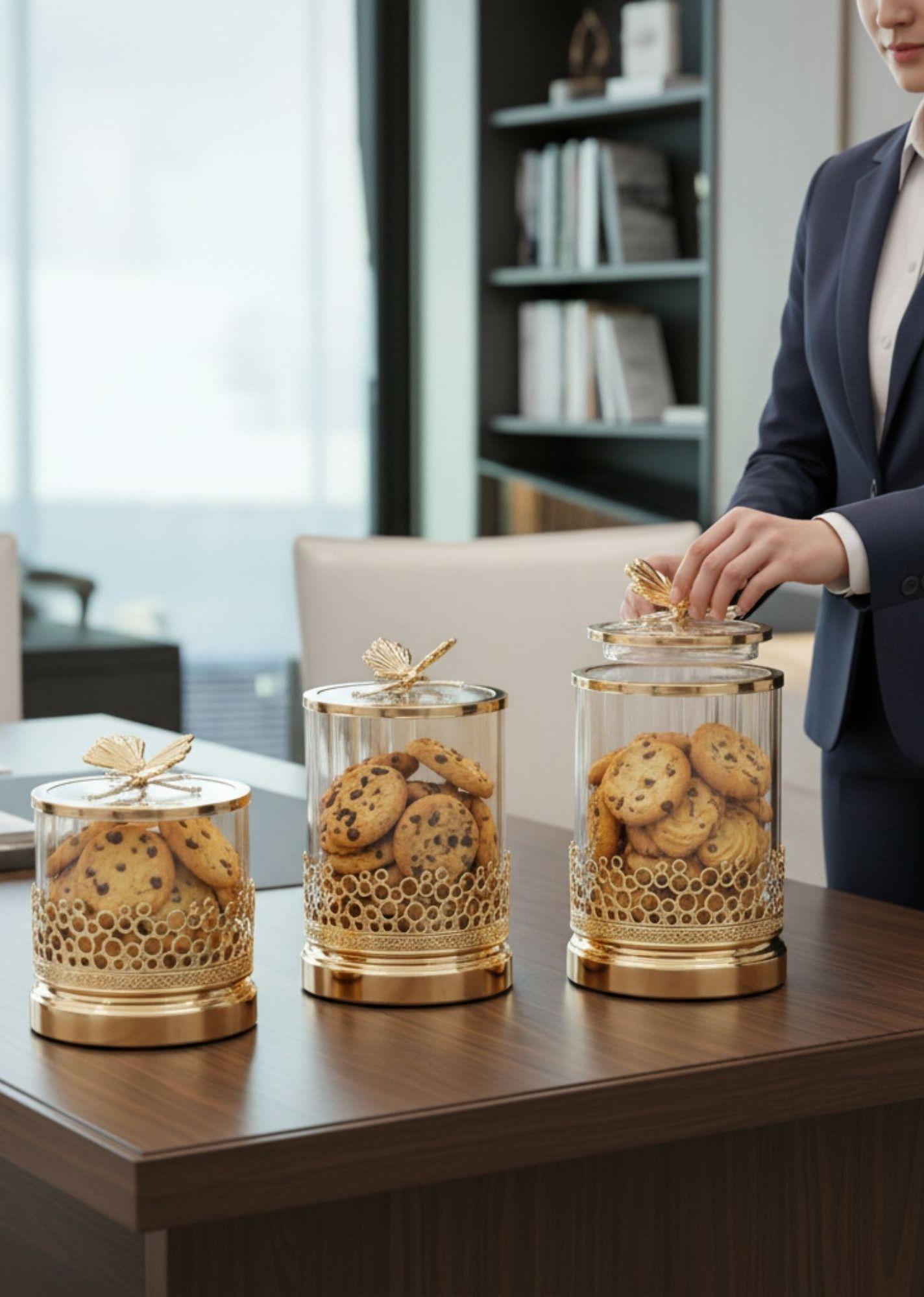 Set Frasco Decorativo Moderno Recipiente Adorno Hogar Jhn-5