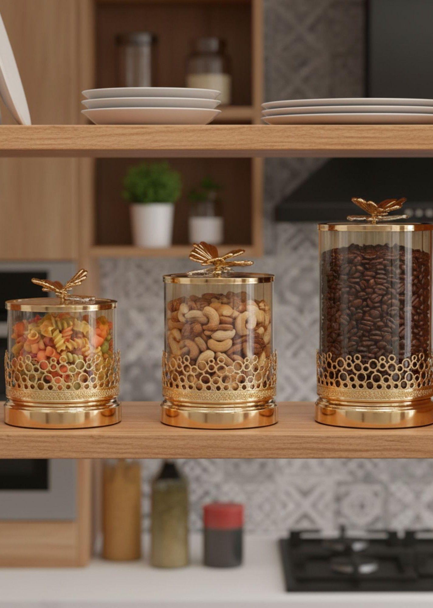 Set Frasco Decorativo Moderno Recipiente Adorno Hogar Jhn-7