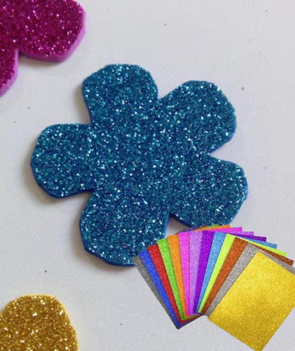 Goma Eva Glitter Espuma Colores Surtidos Manualidades Jhn-4