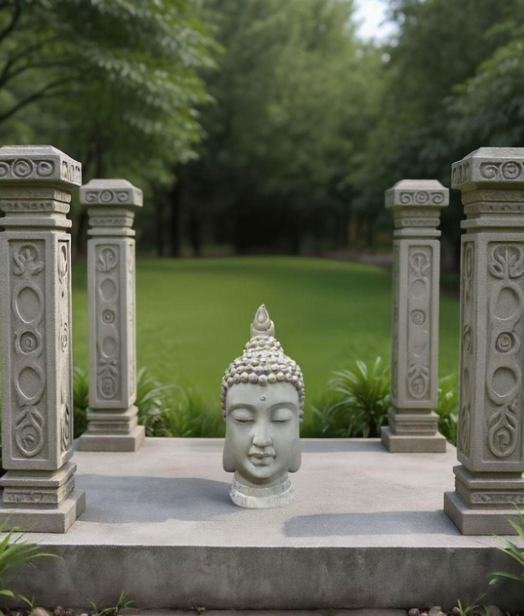 Figura Estatua Decorativa Cabeza Buda Adorno Hogar Jhn-7