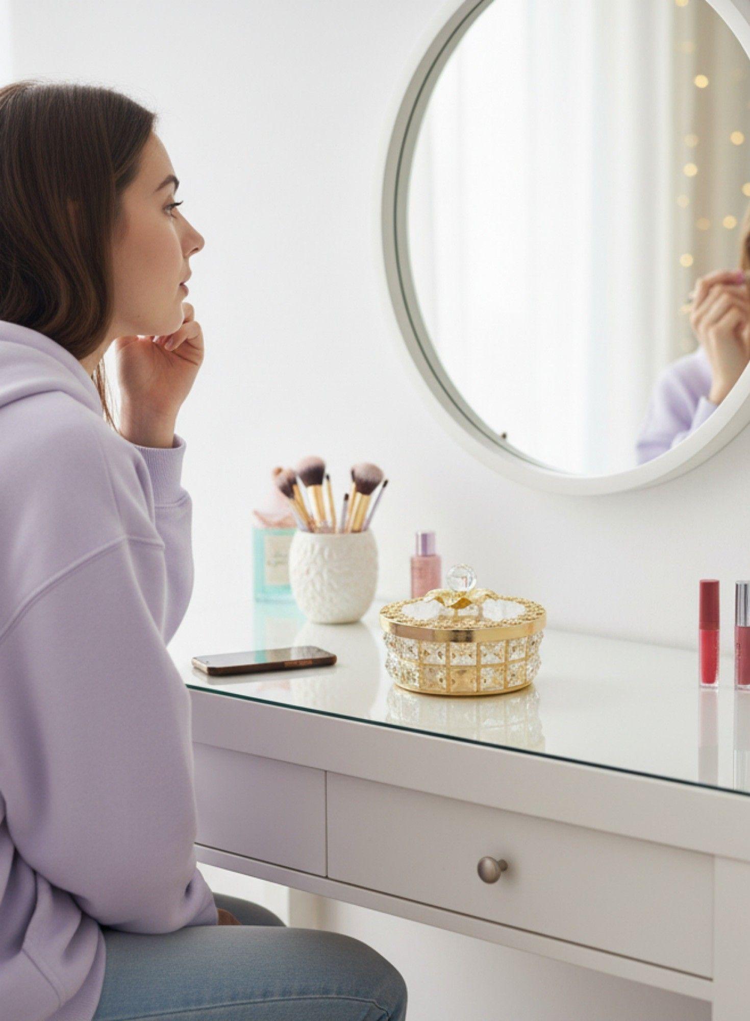 Joyero Decorativo Centro Mesa Adorno Multifuncional Jhn-4