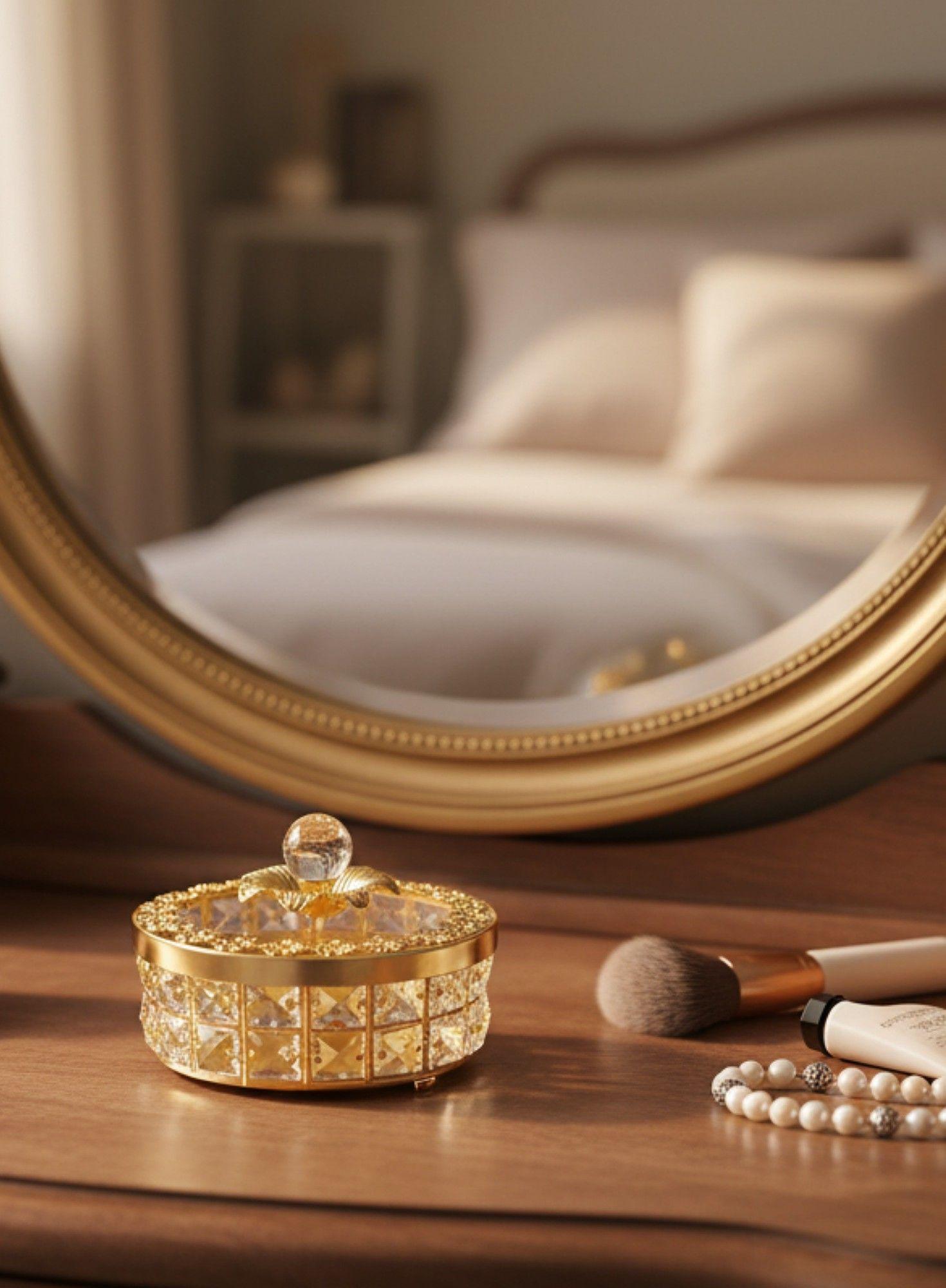 Joyero Decorativo Centro Mesa Adorno Multifuncional Jhn-7