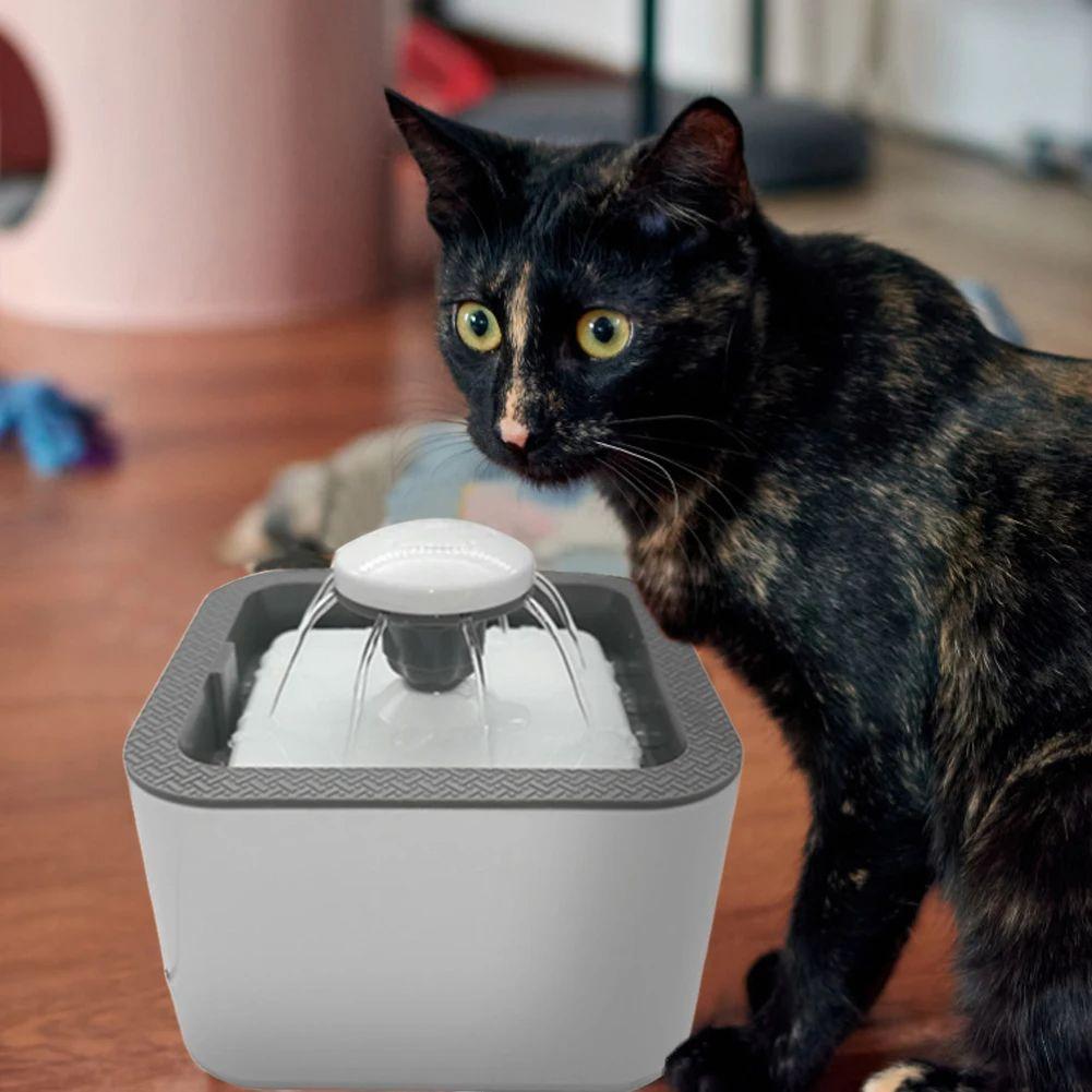 Bebedor Gatos Perros Eléctrico Usb Mascota Fuente Rondon-6