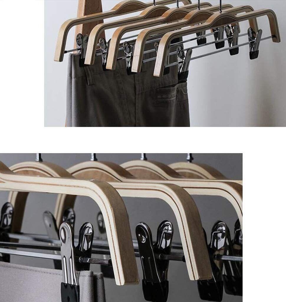 Perchas Abrigos Madera Sólido Ganchos Ropa Rondon-3