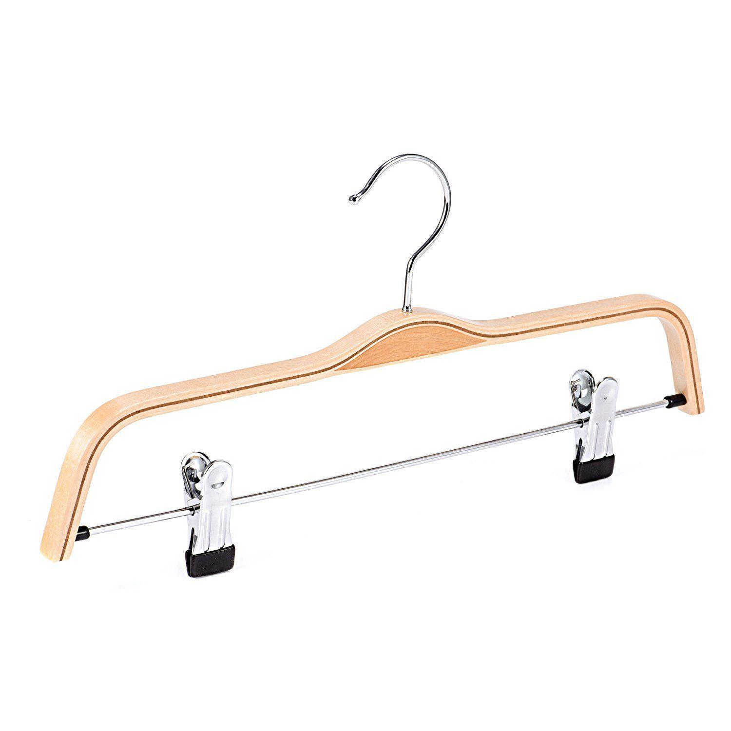 Perchas Abrigos Madera Sólido Ganchos Ropa Rondon-5