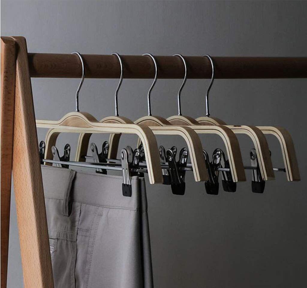 Perchas Abrigos Madera Sólido Ganchos Ropa Rondon-7