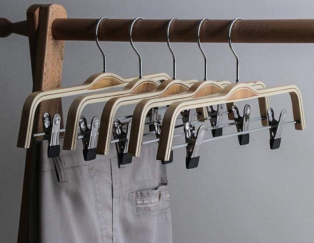Perchas Abrigos Madera Sólido Ganchos Ropa Rondon-2