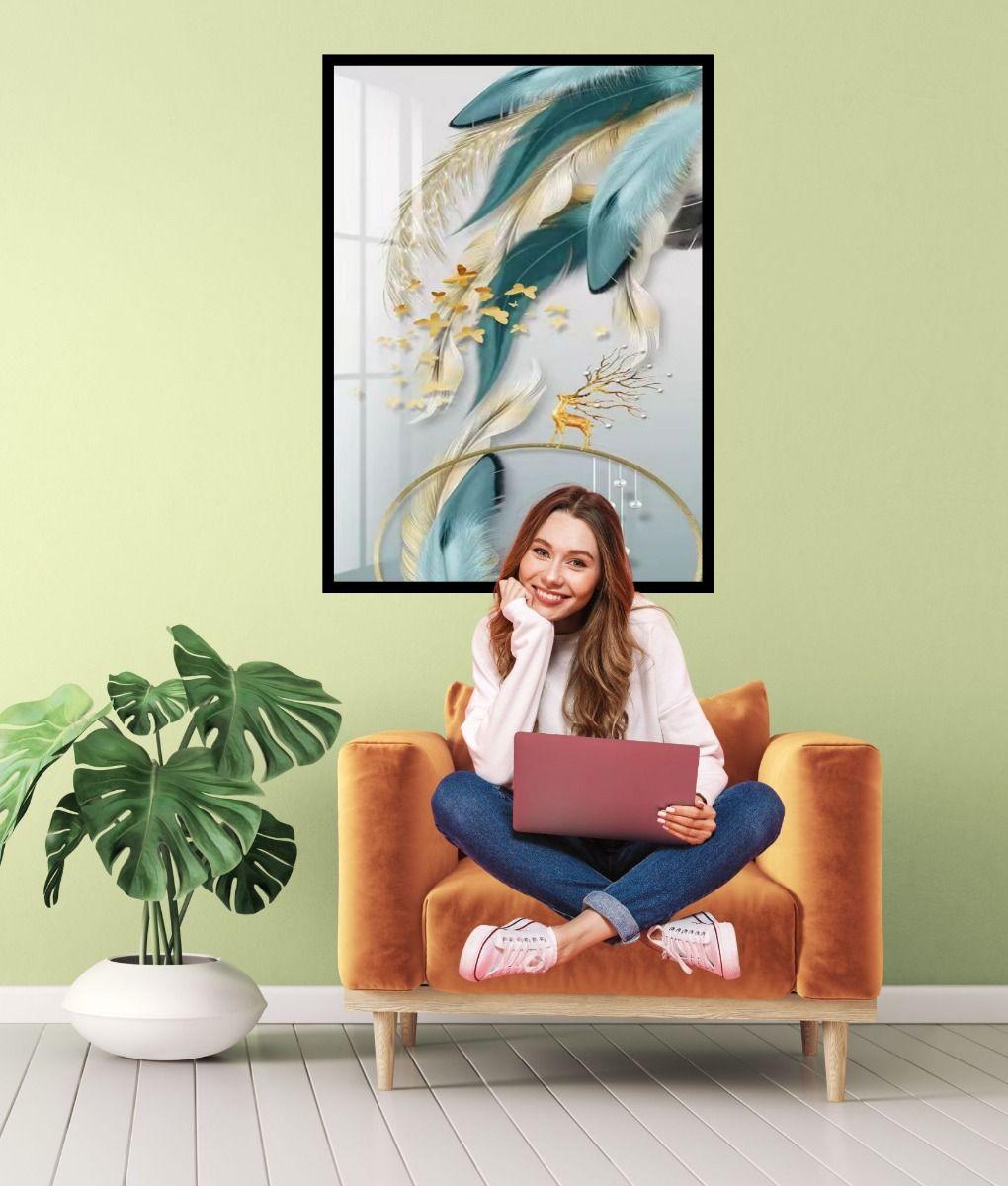 Cuadro Decorativo Pared Abstracto Minimalista Moderno Jhn-2