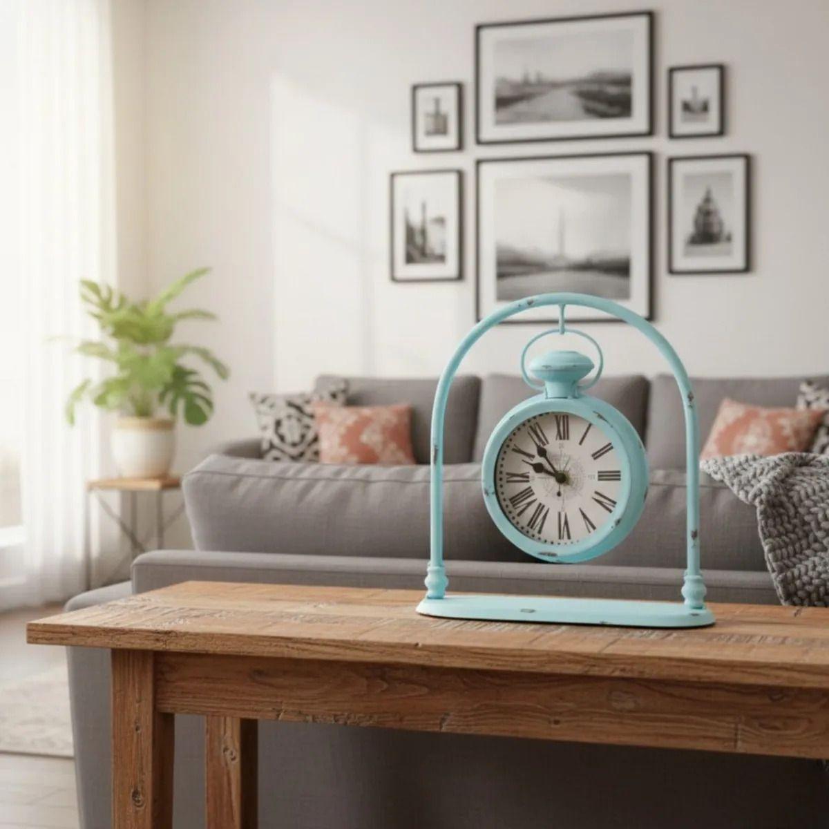 Reloj Decorativo Mesa Vintage Suspensión Estilo Antiguo AJ-7