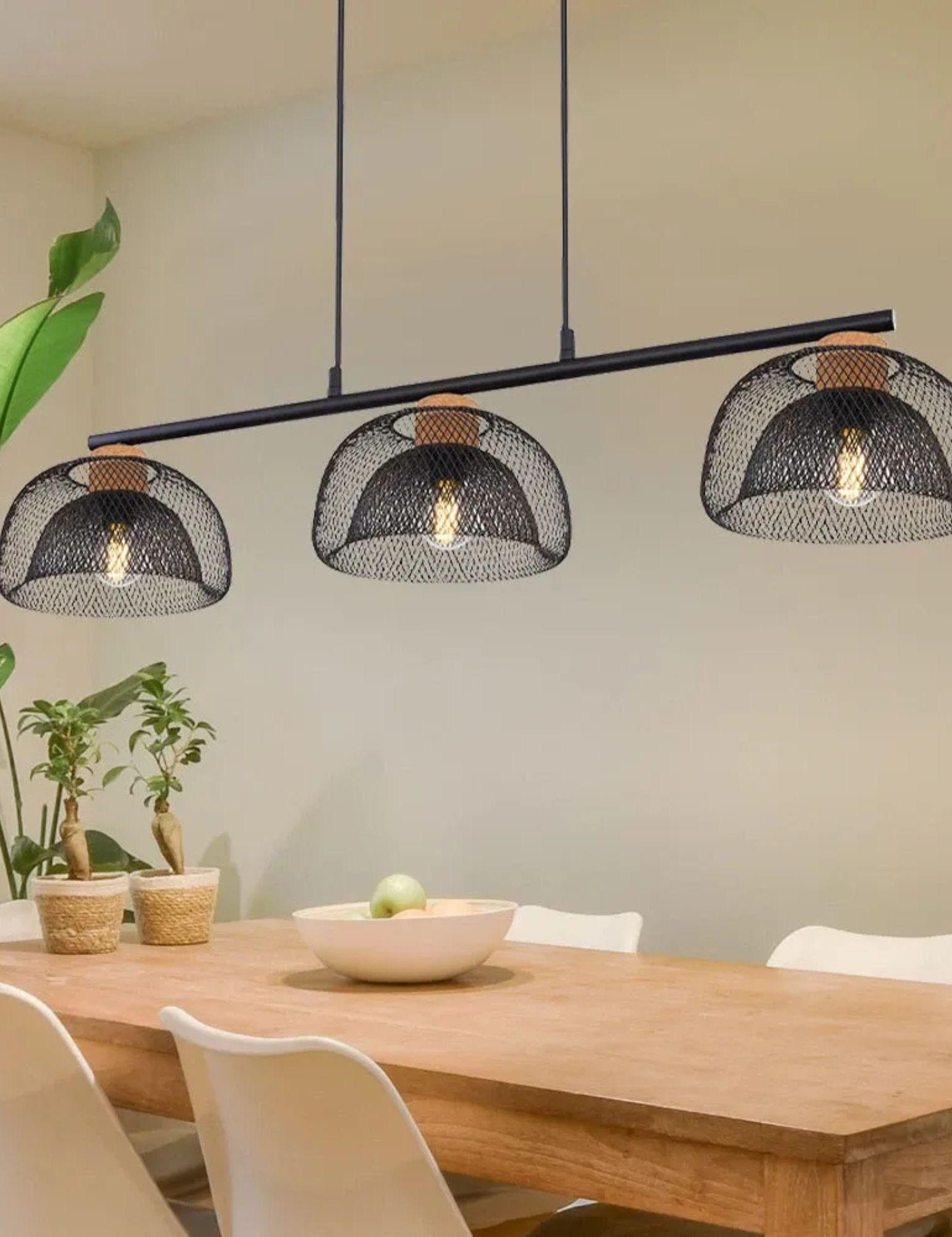 Lámpara Colgante Estilo Vintage Rústica Diseño Rejilla Jhn-6