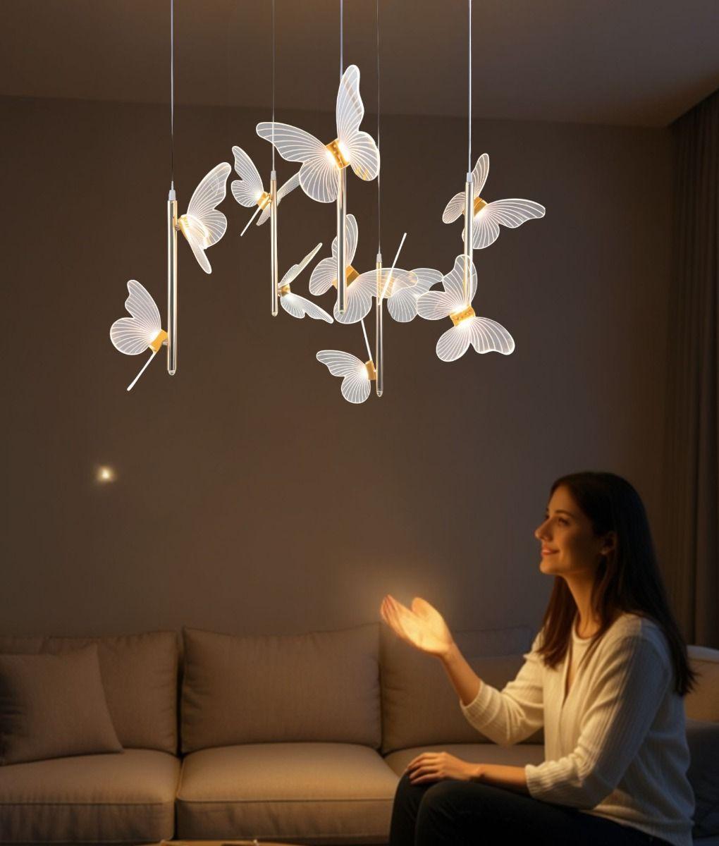 Luces Decorativas Mariposa Colgante Techo Adorno Jhn-4