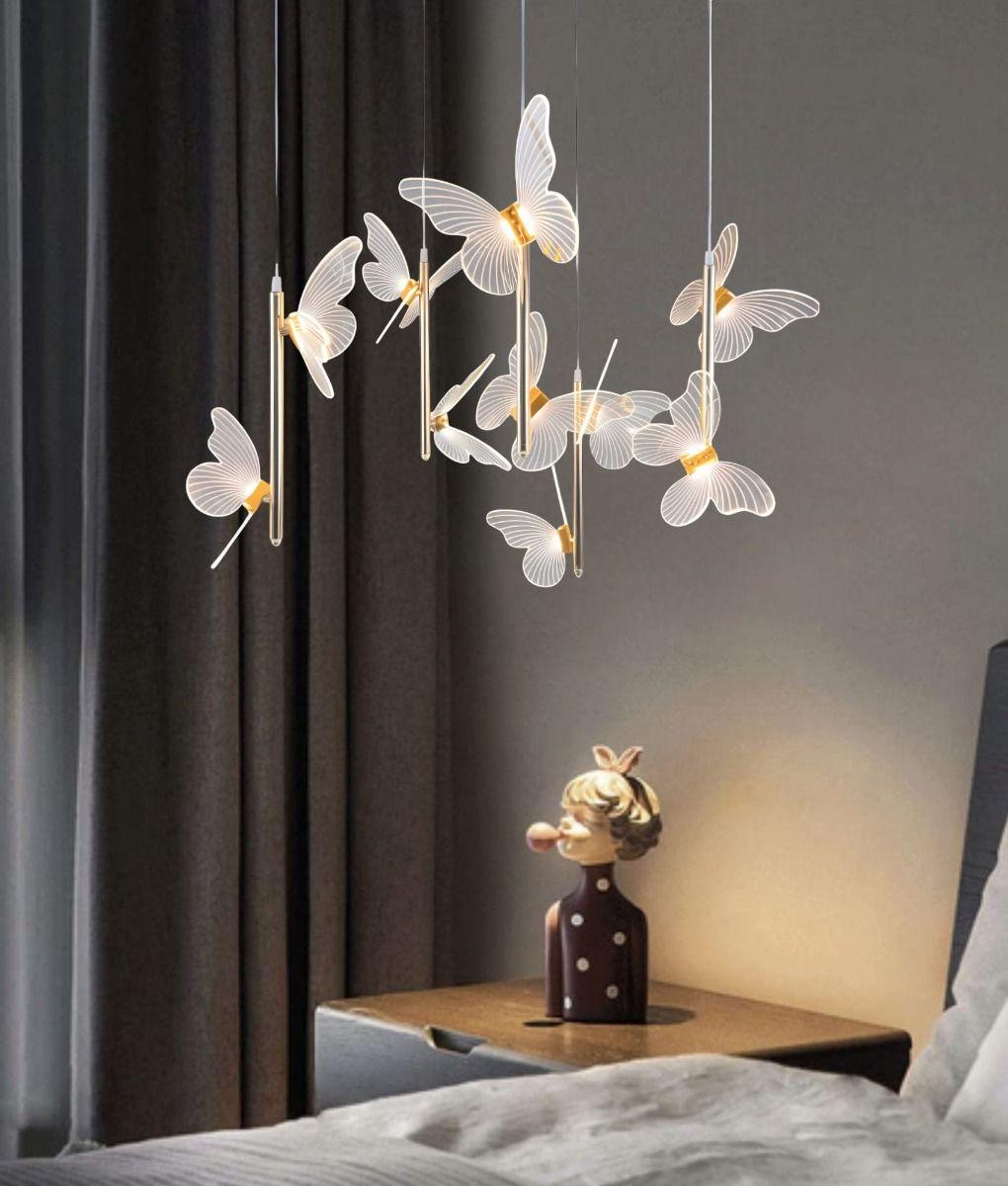 Luces Decorativas Mariposa Colgante Techo Adorno Jhn-8