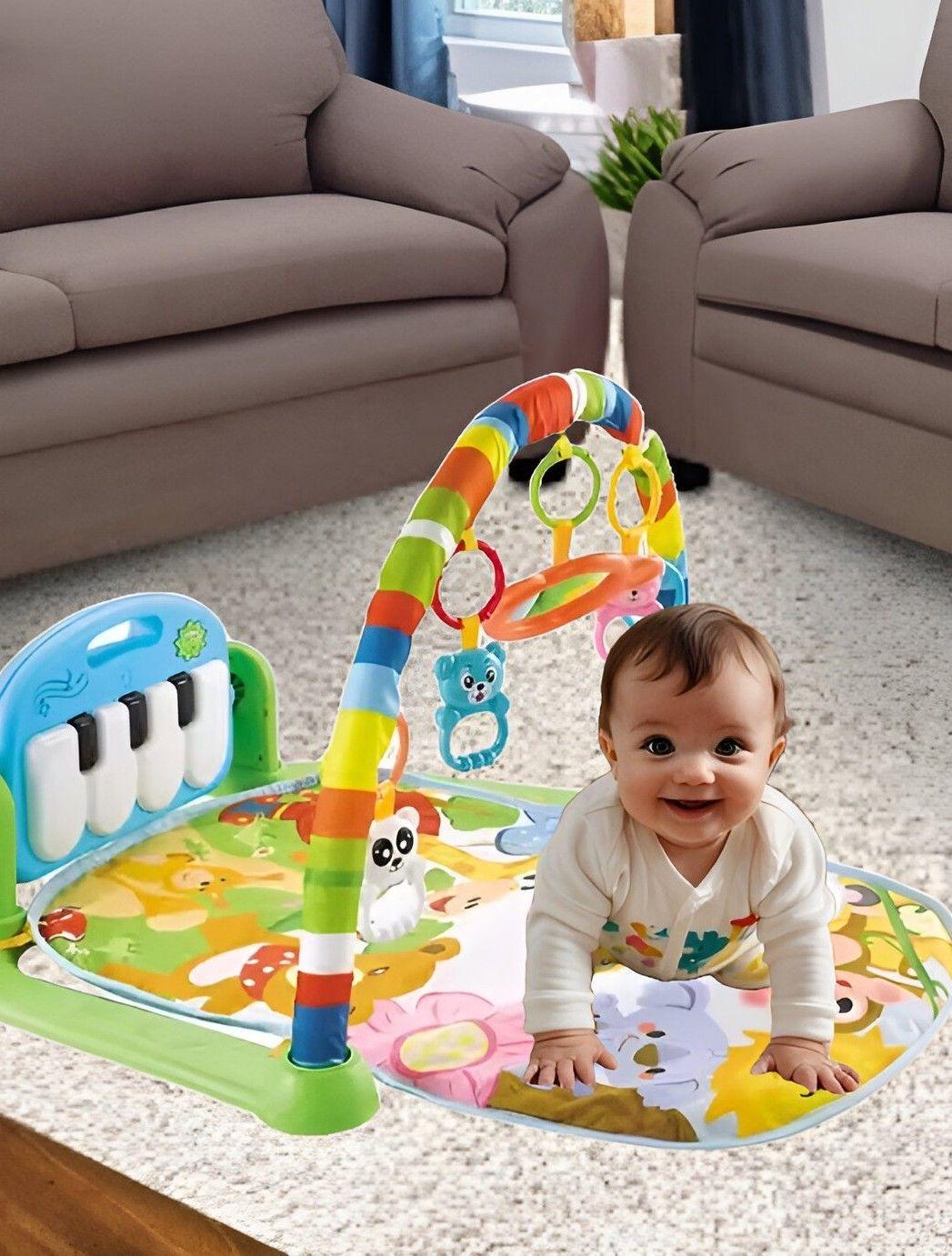 Tapete Juego Bebé Actividades Piano Gimnasio Música Luz Jhn-2