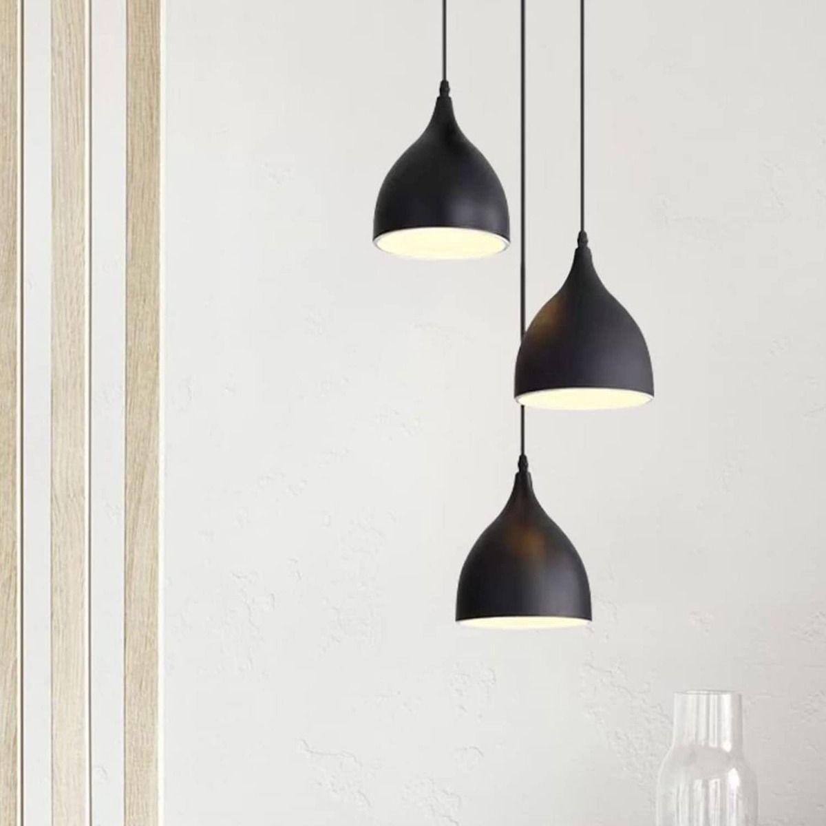 Lampara Colgante Nordica 3 Cabezales Vintage Hogar Lau-5