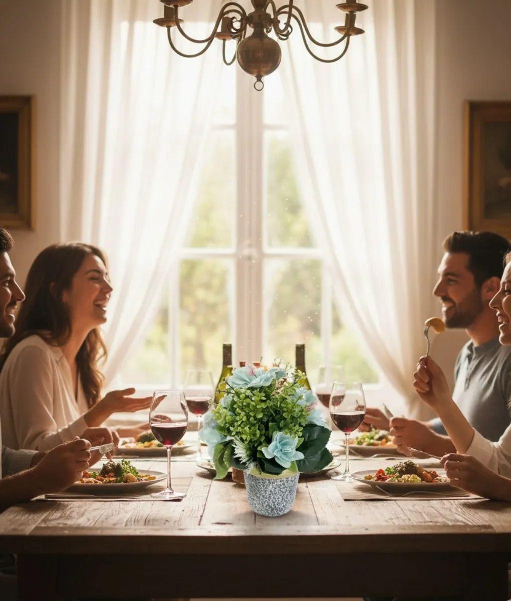 Planta Artificial Decorativa Armonía Floral Compacto Jhn-2